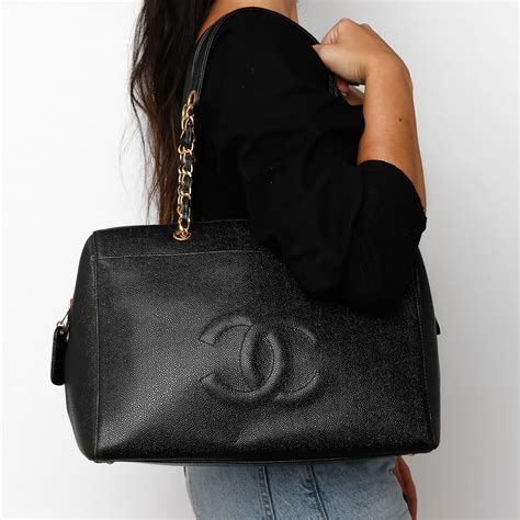 bolsa chanel couro caviar|Pre.